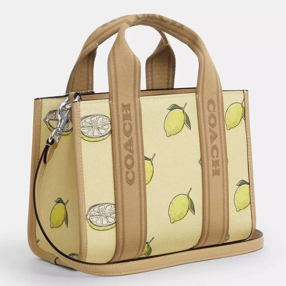 🍋Coach Smith Tote Bag 24 With Lemon Print - Picture 2 of 9